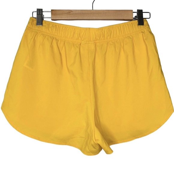 Gymshark Loose Fit Training Shorts (Size S) Marigold Yellow 2.5” Active Workout - Picture 4 of 6